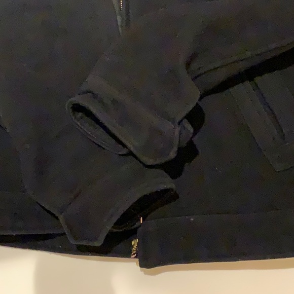 AE navy blue 90% wool aviator jacket - Picture 4 of 4